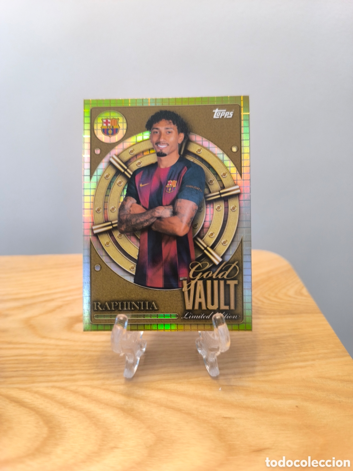 Cromos de F&uacute;tbol: Raphinha Topps GOLD VAULT
