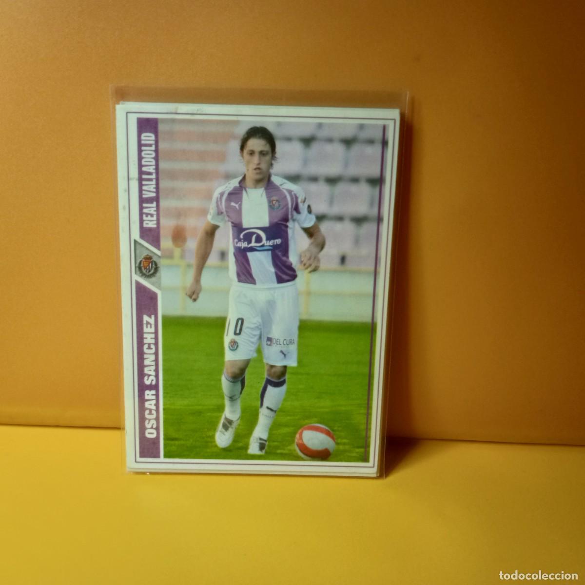 Fu&szlig;ball-Sticker: MUNDICROMO 2007 2008 07 08 UH II REAL VALLADOLID OSCAR SANCHEZ 650