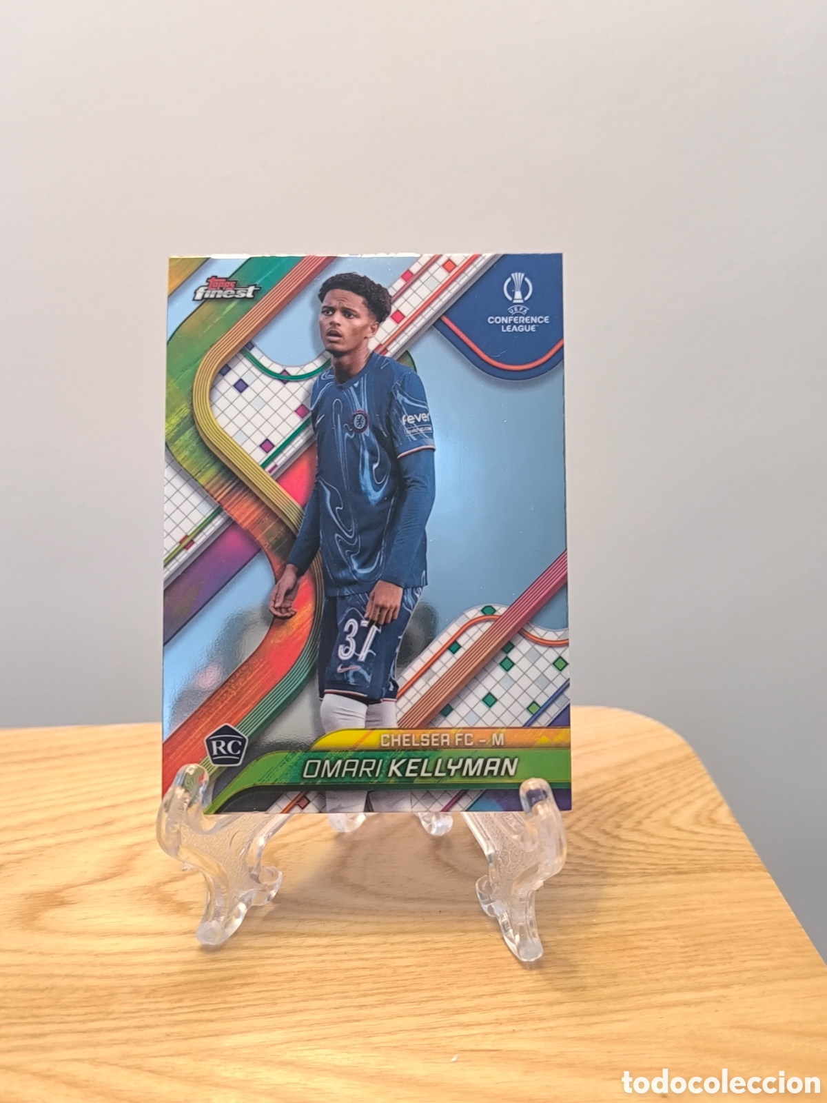 Football Stickers: Omari Kellyman RC Topps Finest