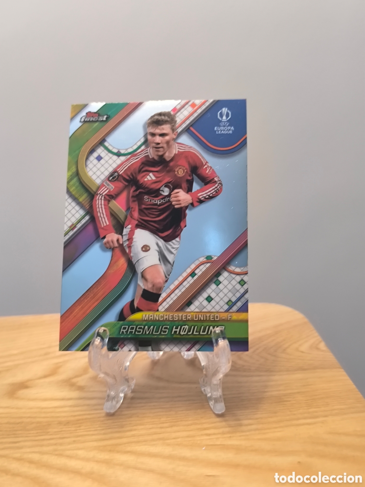Football Stickers: Rasmus Hojlund Topps Finest