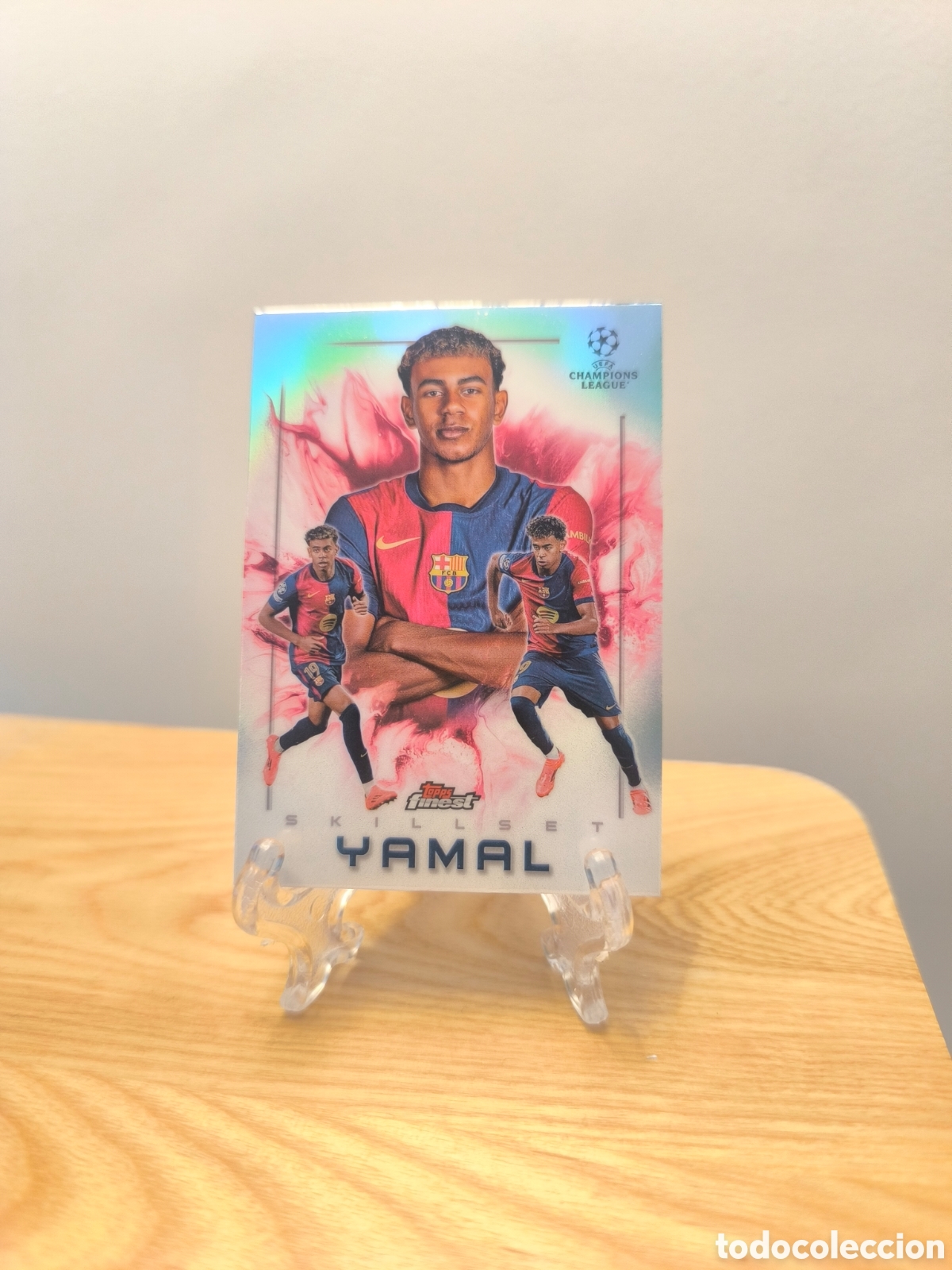 Cromos de F&uacute;tbol: Lamine Yamal Topps Finest SKILLSET