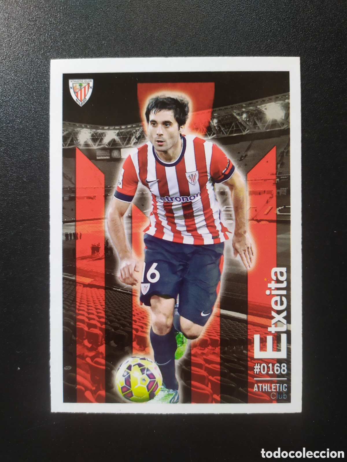 Cromos de f&uacute;tbol: Mundicromo fichas Liga 2015 2016 15 16 Etxeita n&deg; 168 Athletic Bilbao