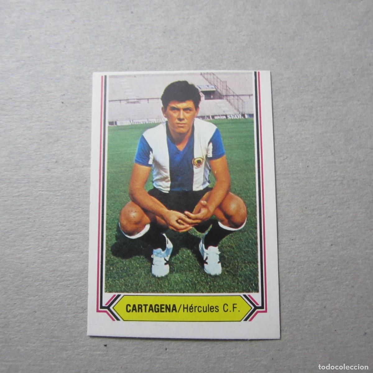 Football Stickers: EDICIONES ESTE. NUEVO LIGA 80-81. CARTAGENA-HERCULES C. F.