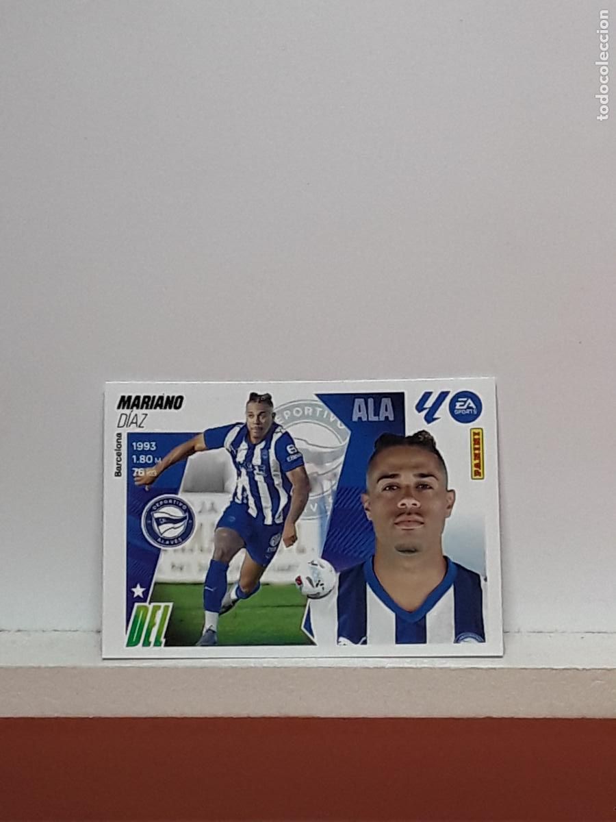 Cromos de f&uacute;tbol: LALIGA ESTE 2025 2026 EA SPORTS 25 26 ALBUM PANINI LIGA N 20BIS 20 BIS ALAVES MARIANO DIAZ