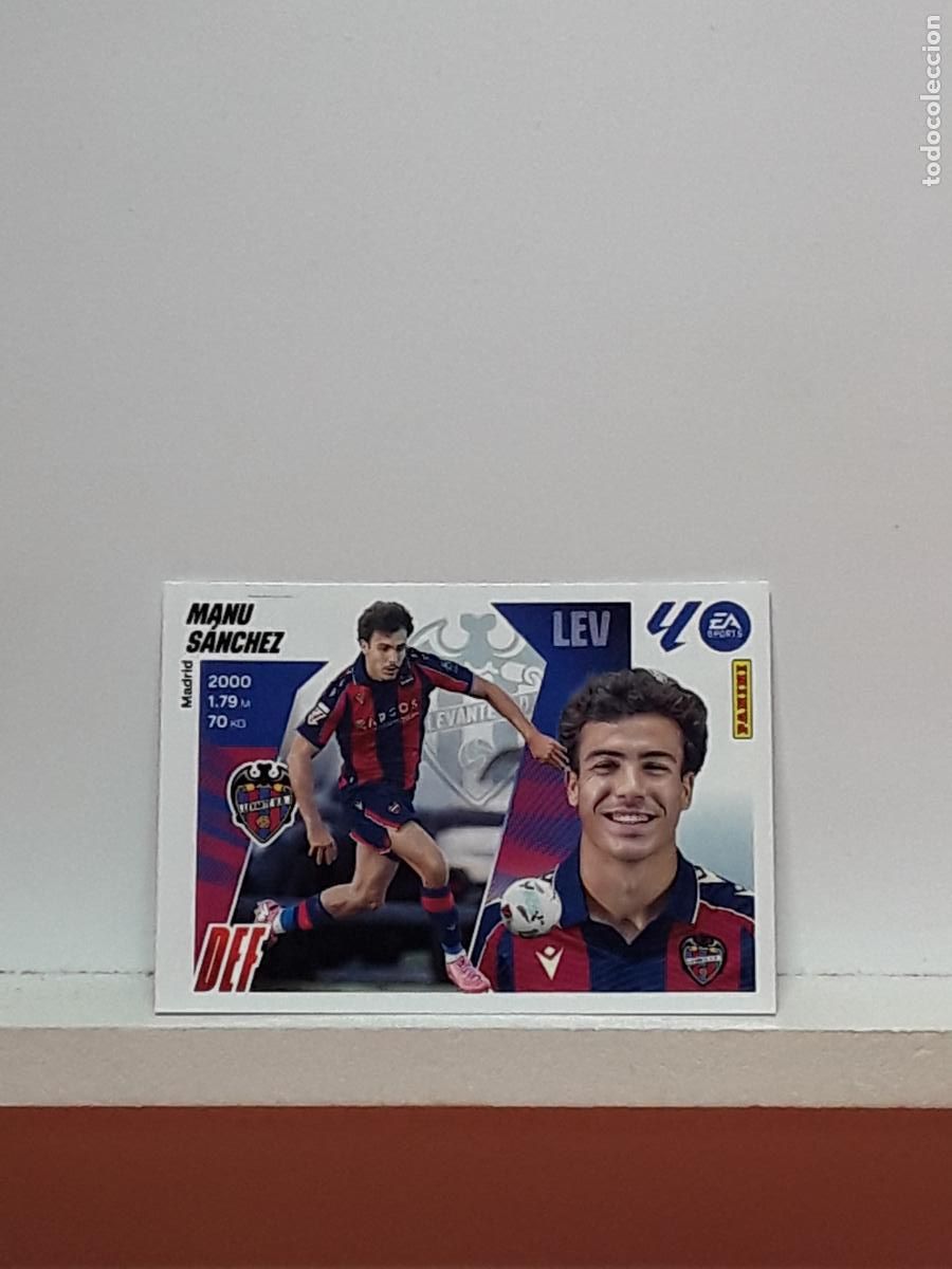 Cromos de f&uacute;tbol: LALIGA ESTE 2025 2026 EA SPORTS 25 26 ALBUM PANINI LIGA N 11BIS 11 BIS LEVANTE MANU SANCHEZ