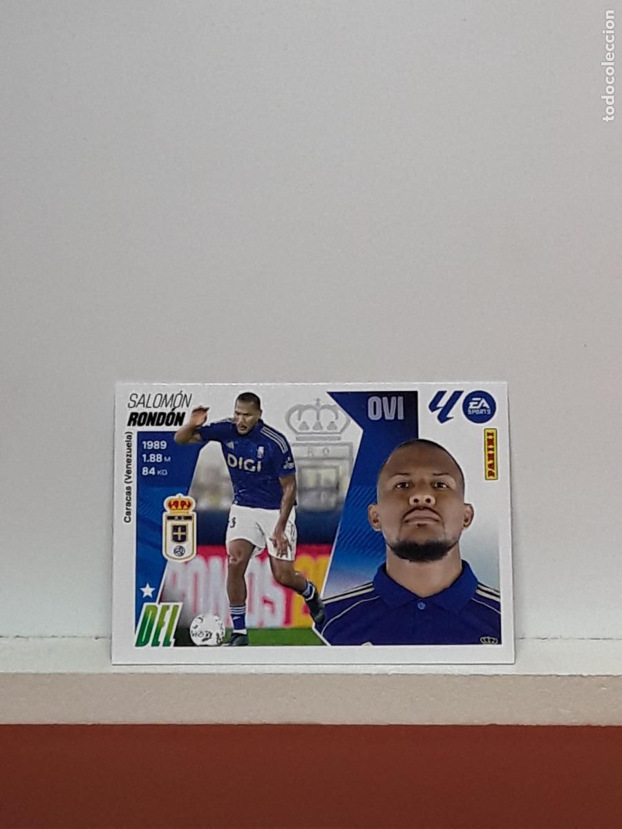 Cromos de F&uacute;tbol: LALIGA ESTE 2025 2026 EA SPORTS 25 26 ALBUM PANINI LIGA N 38 OVIEDO FICHAJE SALOMON RONDON