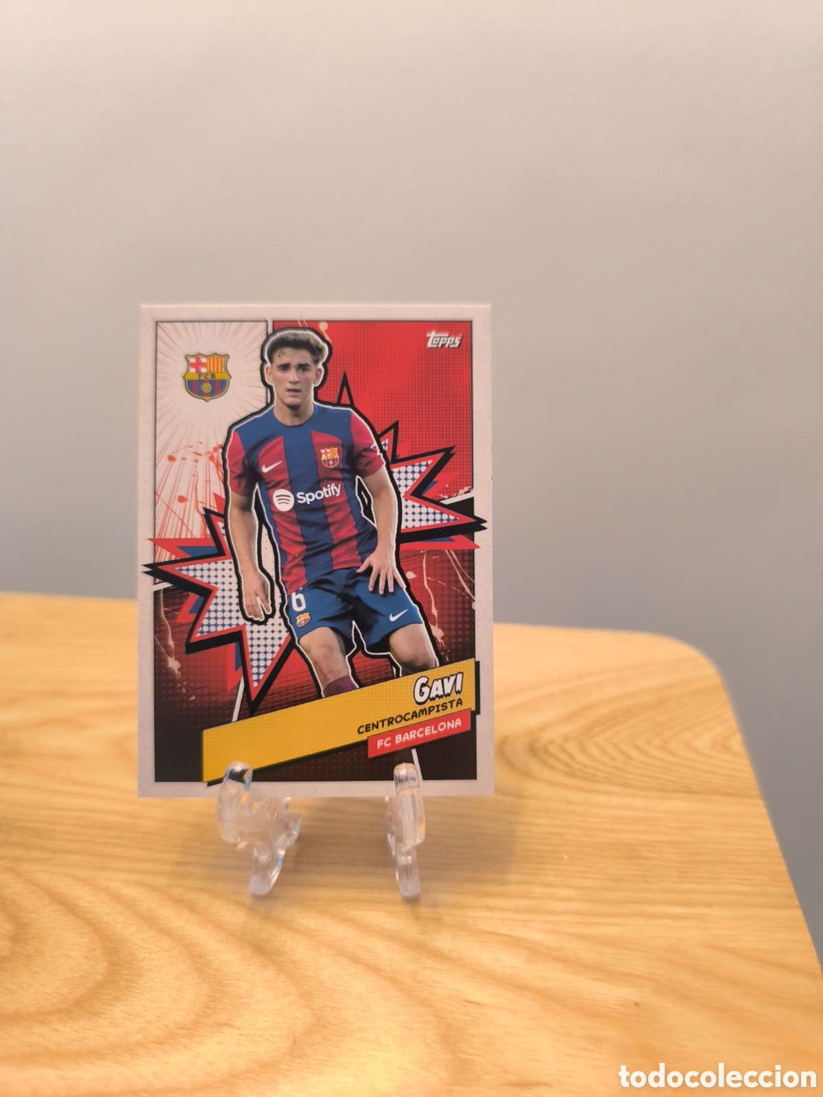 Football Stickers: Gavi Topps Barcelona
