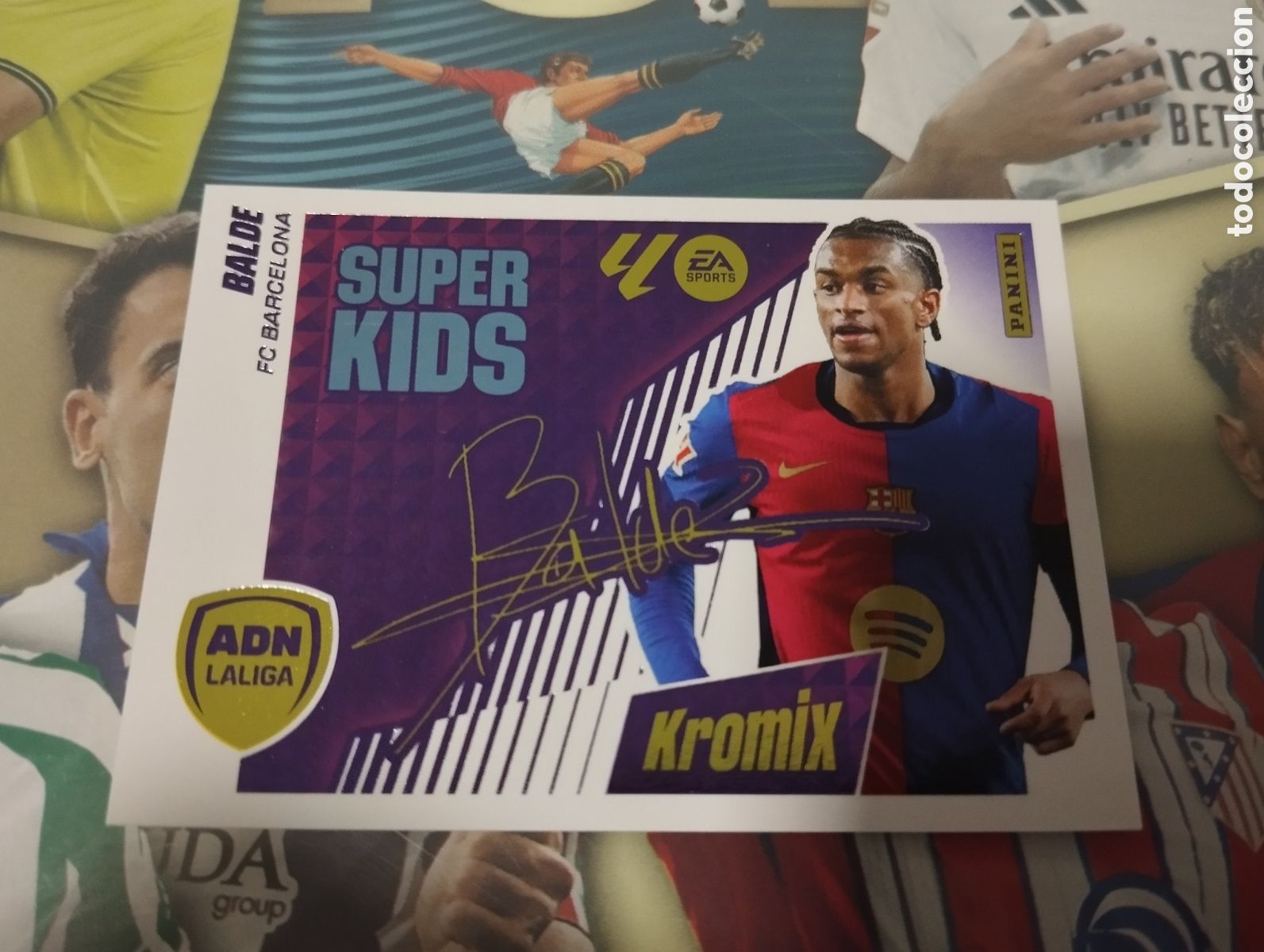 Fu&szlig;ball-Sticker: LIGA ESTE 2025 2026 25 26 - PANINI - N&ordm; 2 BALDE BARCELONA KROMIX SUPER KIDS