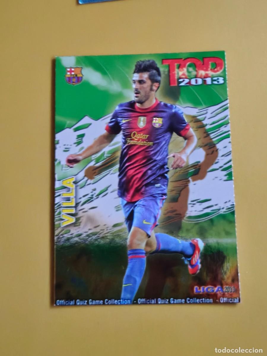 Cromos de f&uacute;tbol: villa, liga 2013 top - Foto 1