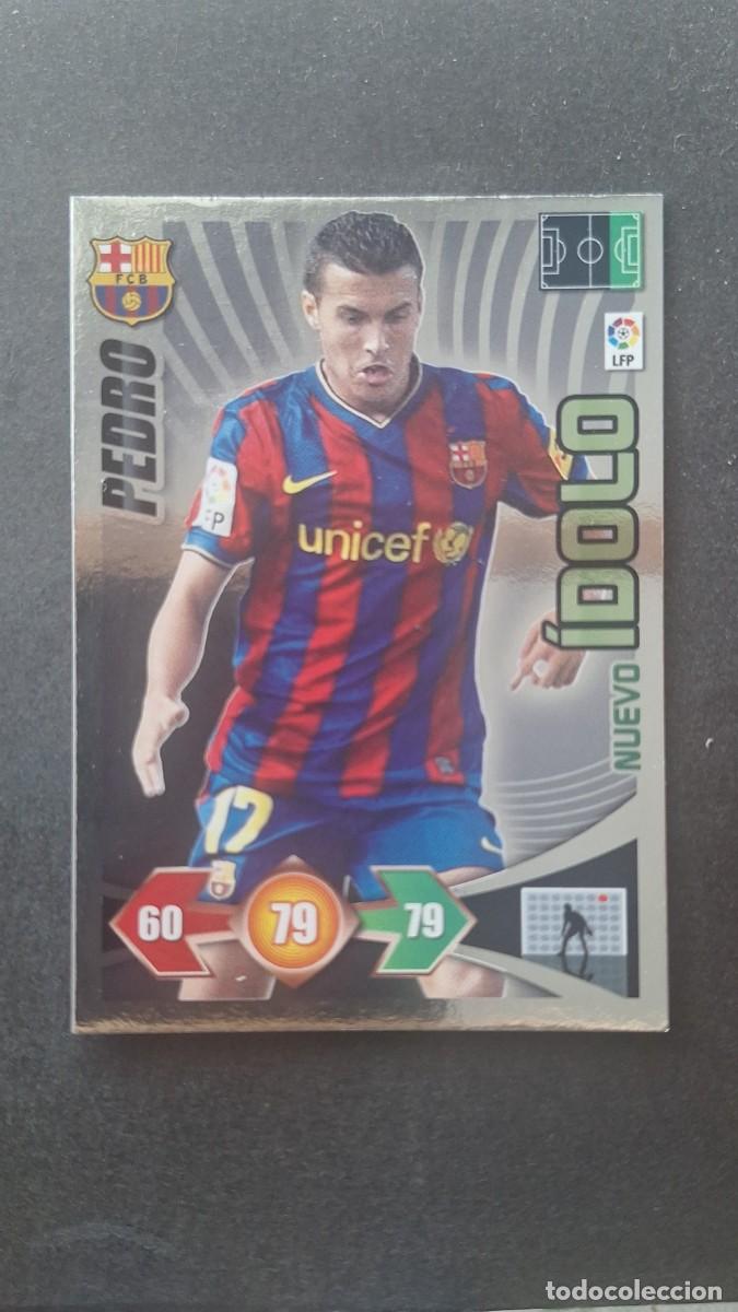 Cromos de F&uacute;tbol: L3 PEDRO F. C. BARCELONA NUEVO IDOLO ADRENALYN XL LIGA 2009 2010 09 10 PANINI