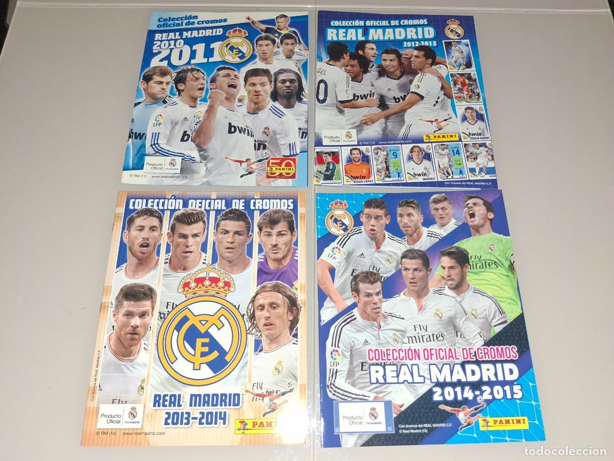 Figurine di Calcio: 4 &aacute;lbumes vacios real madrid panini ronaldo