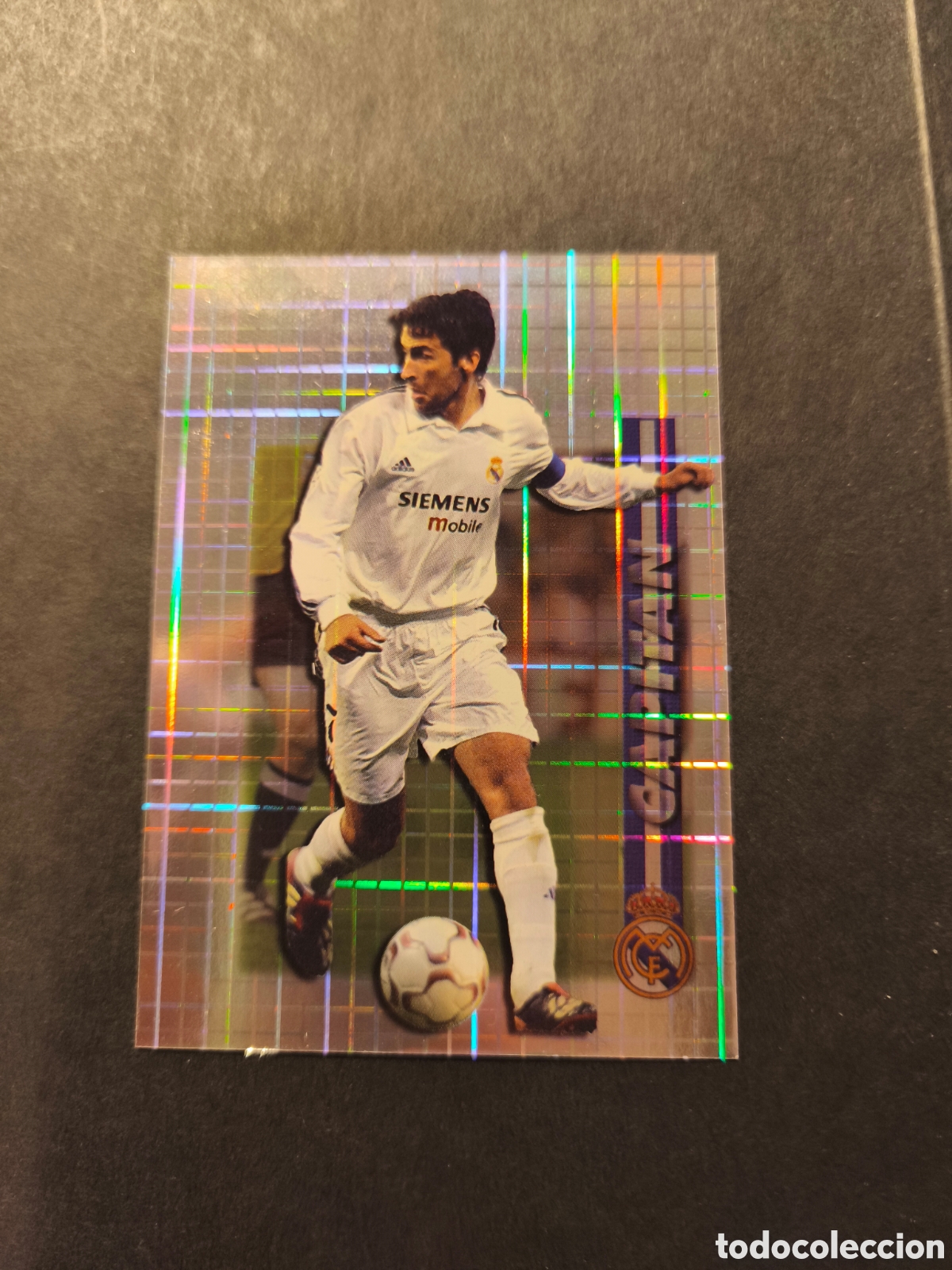 Cromos de F&uacute;tbol: 27 RAUL REAL MADRID MUNDICROMO LAS FICHAS DE LA LIGA 2004