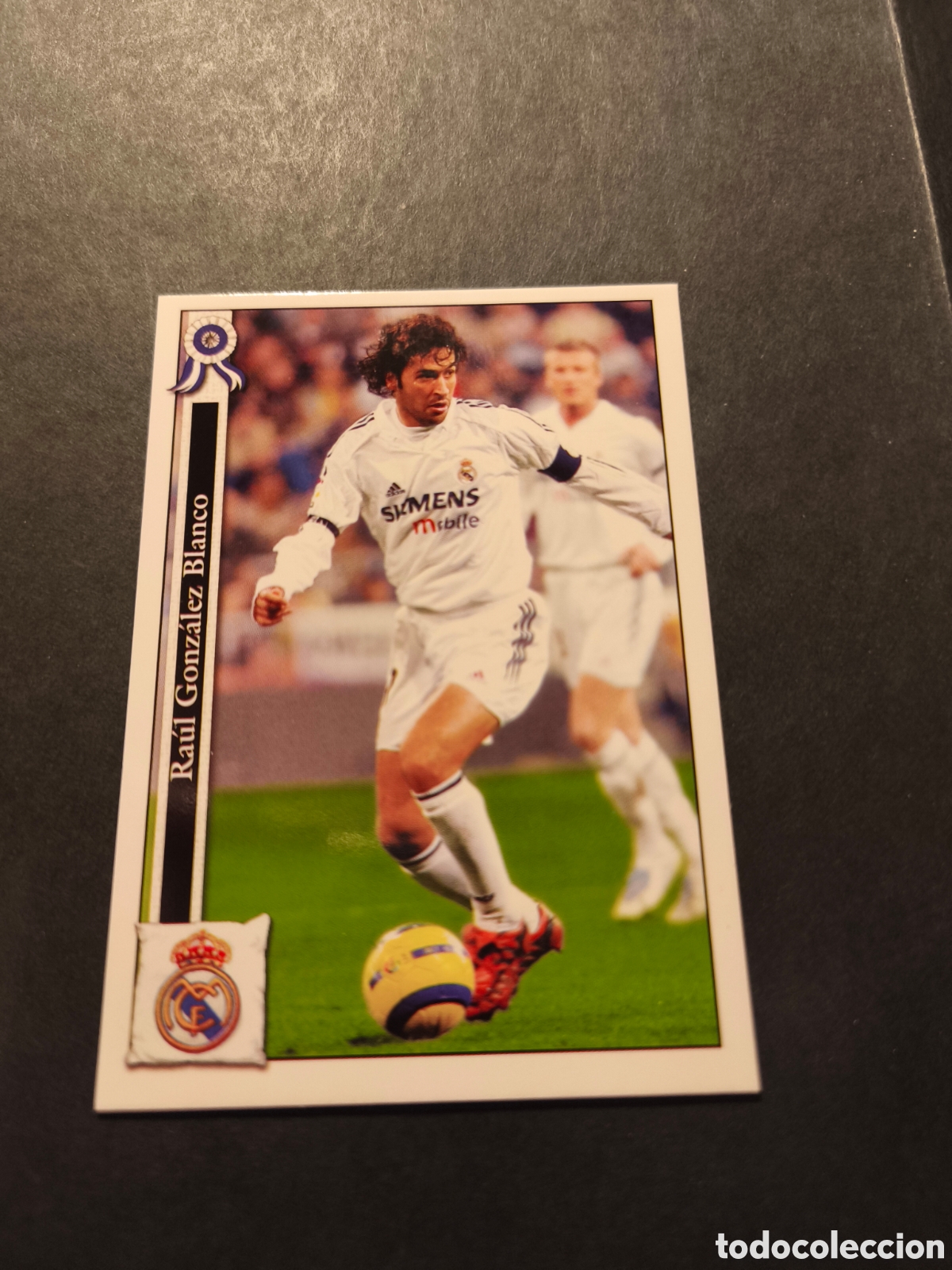 Football Stickers: 48 RAUL REAL MADRID MUDICROMO FICHAS DE LA LIGA 2005/2006 BASE