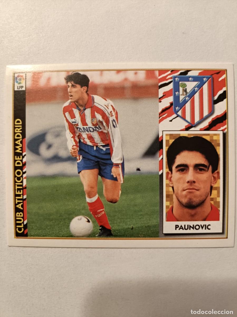 Fu&szlig;ball-Sticker: PAUNOVIC ATLETICO DE MADRID LIGA 97/98 ESTE