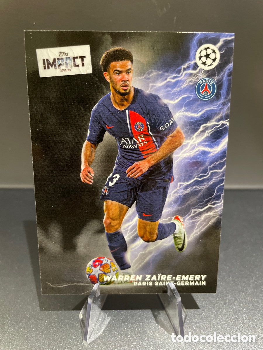 Fu&szlig;ball-Sticker: Zaire-Emery Topps Impact 2023-24 PSG