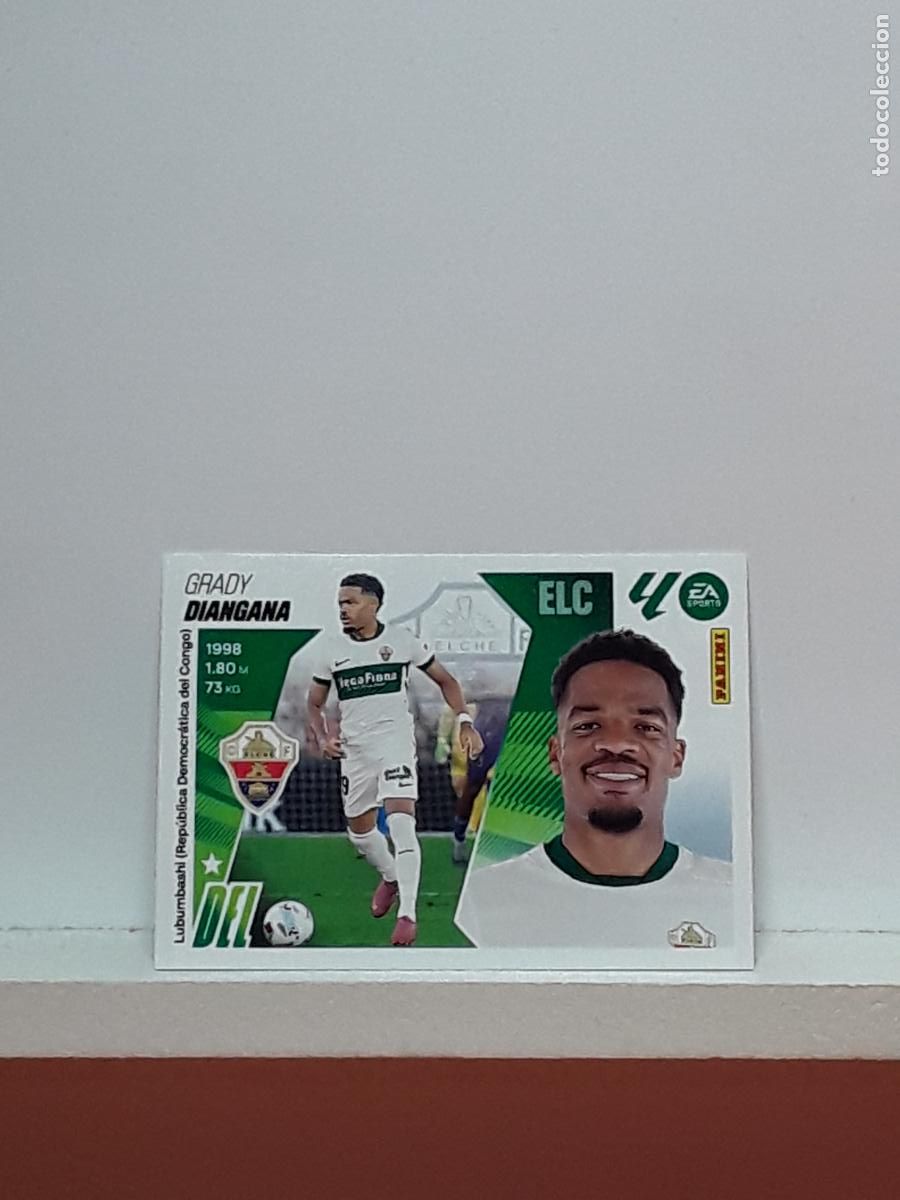 Cromos de f&uacute;tbol: LALIGA ESTE 2025 2026 EA SPORTS 25 26 ALBUM PANINI LIGA N 20BIS 20 BIS ELCHE GRADY DIANGANA