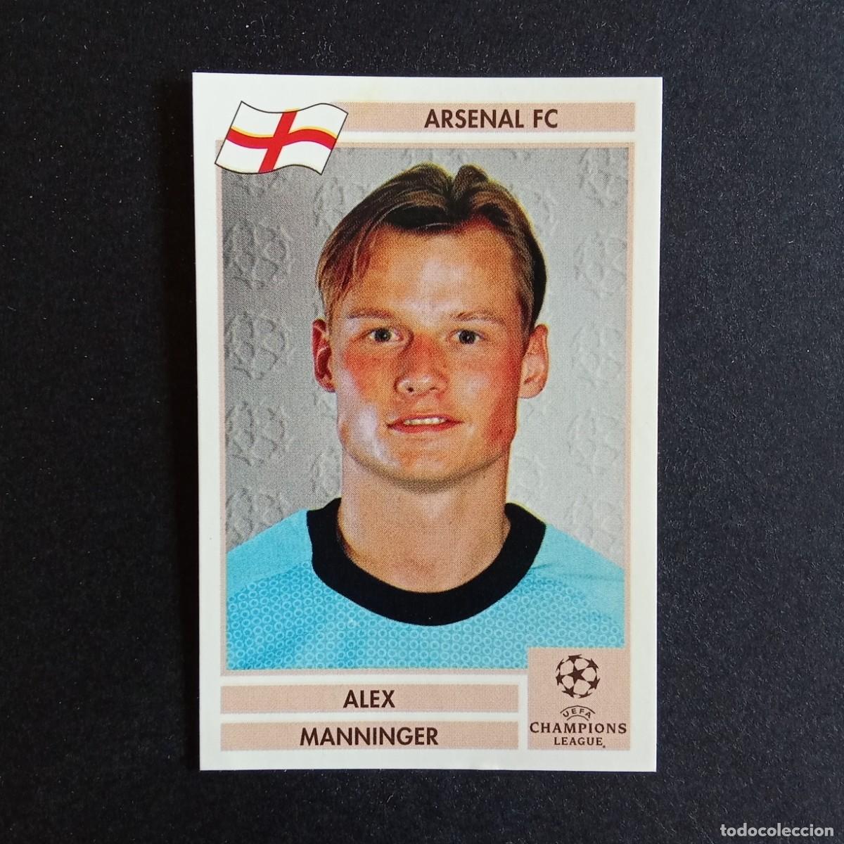 Fu&szlig;ball-Sticker: CHAMPIONS LEAGUE 2000 2001 00 01 PANINI (PARTE 2) 22 MANNINGER ARSENAL NUNCA PEGADO