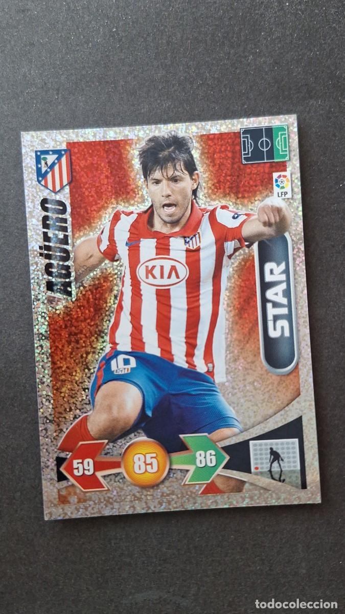 Cartes &agrave; collectionner de Football: L3 AG&Uuml;ERO ATLETICO DE MADRID STAR BRILLANTINA GRUESA ADRENALYN XL LIGA 2009 2010 09 10 PANINI