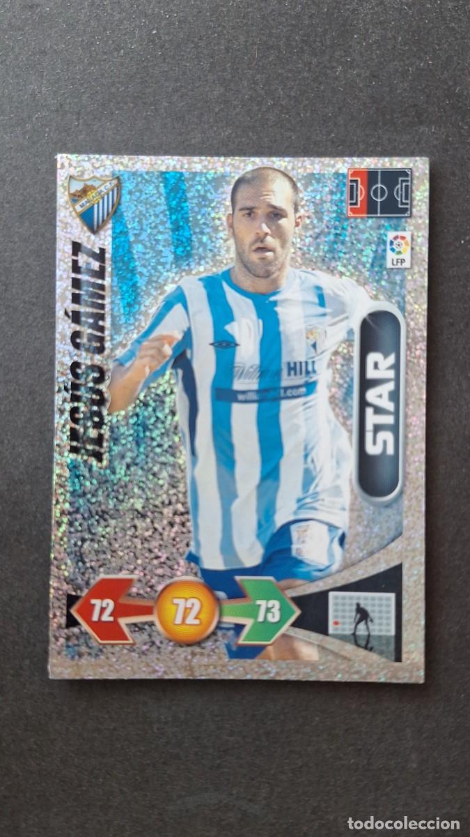 Cromos de F&uacute;tbol: L3 JESUS GAMEZ MALAGA C. F. STAR BRILLANTINA GRUESA ADRENALYN XL LIGA 2009 2010 09 10 PANINI