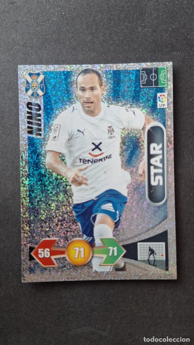 Cromos de f&uacute;tbol: L3 NINO C. D. TENERIFE STAR BRILLANTINA GRUESA ADRENALYN XL LIGA 2009 2010 09 10 PANINI