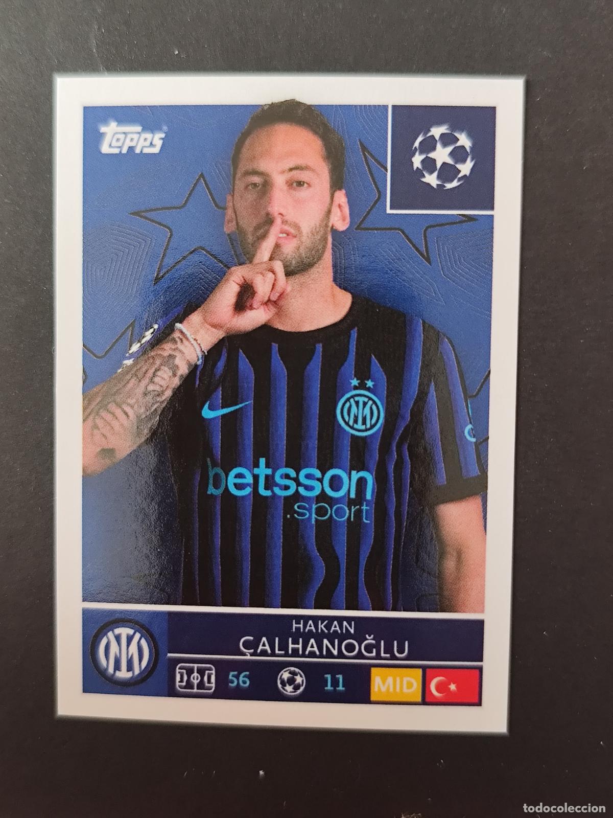 Cromos de f&uacute;tbol: 221 HAKAN CALHANOGLU INTER MILAN STICKER CHAMPIONS LEAGUE 2025 2026 25 26 TOPPS