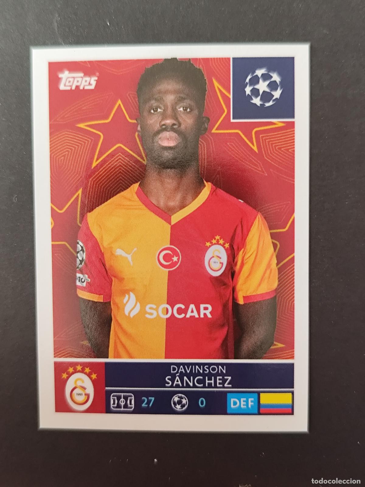 Cromos de f&uacute;tbol: 228 DAVINSON SANCHEZ GALATASARAY STICKER CHAMPIONS LEAGUE 2025 2026 25 26 TOPPS