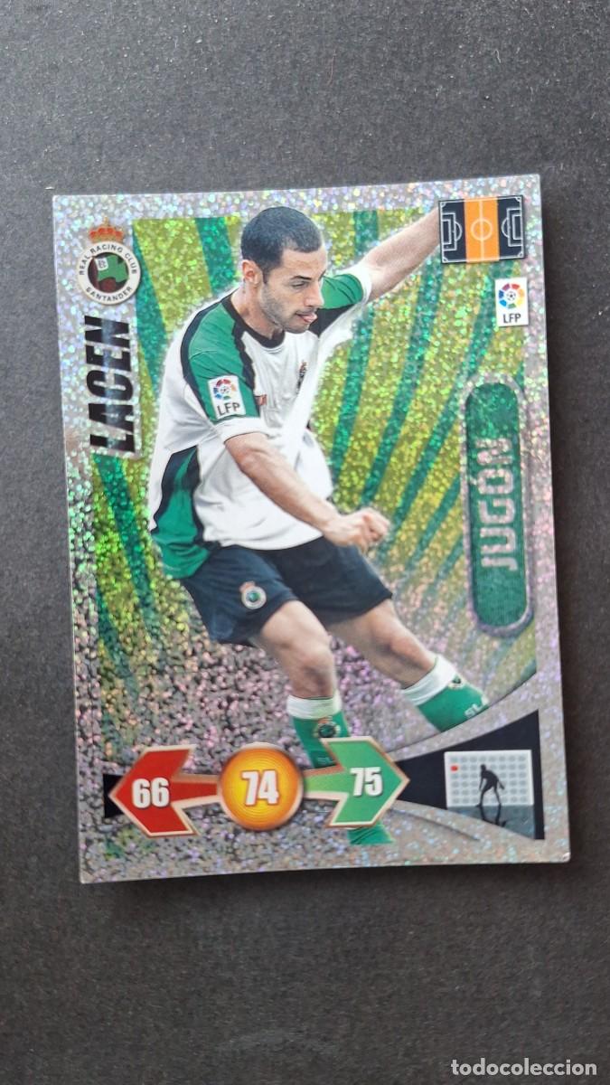 Fu&szlig;ball-Sticker: L3 LACEN RACING DE SANTANDER JUGON BRILLANTINA GRUESA ADRENALYN XL LIGA 2009 2010 PANINI