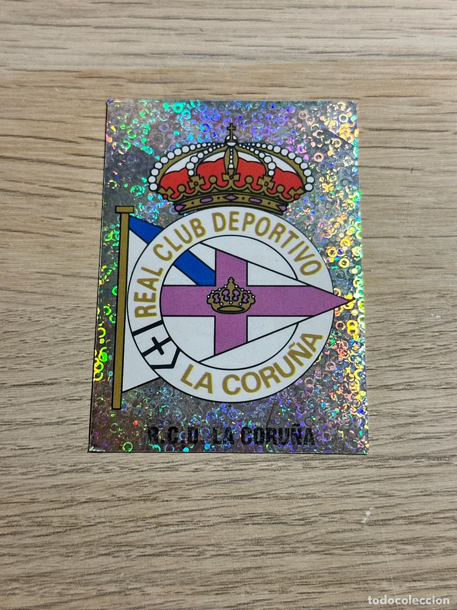 Cartes &agrave; collectionner de Football: ESCUDO DEPORTIVO DE LA CORU&Ntilde;A PANINI LIGA 95 96 CROMO SIN PEGAR NUNCA PEGADO