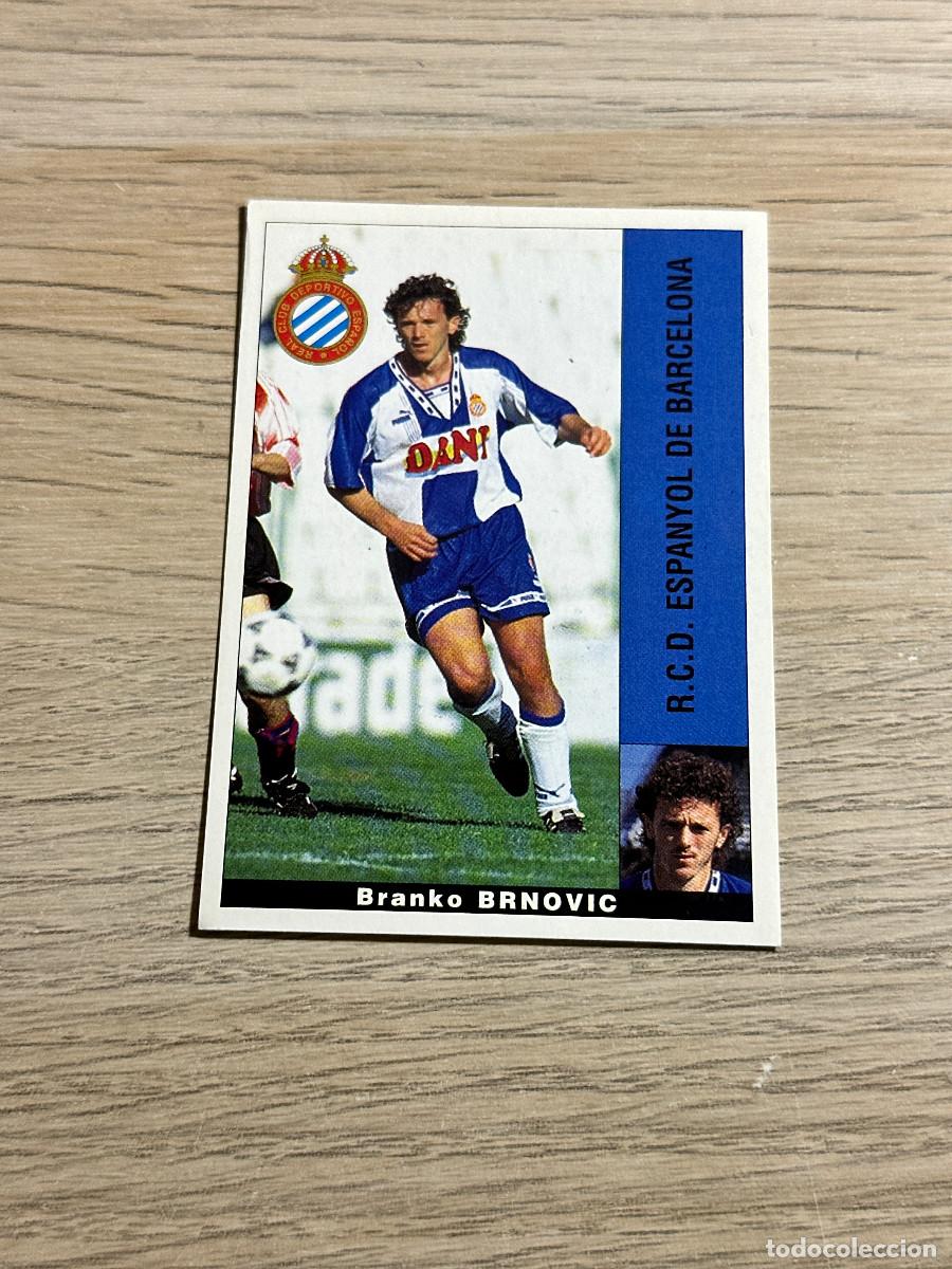 Cromos de Futebol: BRNOVIC ESPA&Ntilde;OL PANINI LIGA 95 96 CROMO SIN PEGAR NUNCA PEGADO