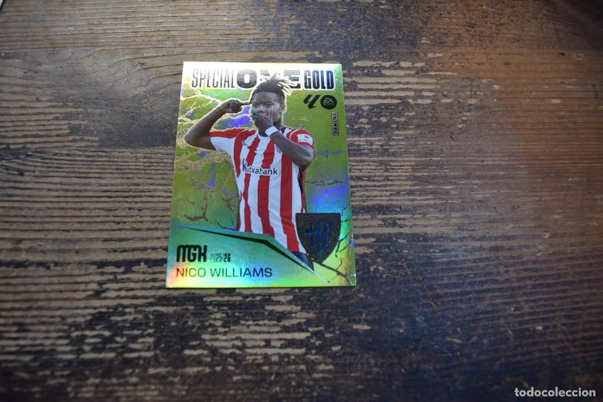 Cromos de Futebol: Liga 2025-26, MGK, Nico Williams, Athletic, special one gold