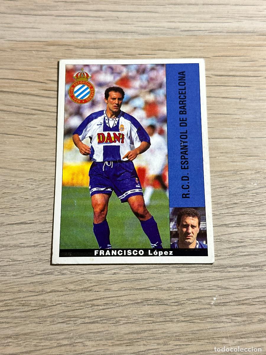 Fu&szlig;ball-Sticker: FRANCISCO ESPA&Ntilde;OL PANINI LIGA 95 96 CROMO SIN PEGAR NUNCA PEGADO