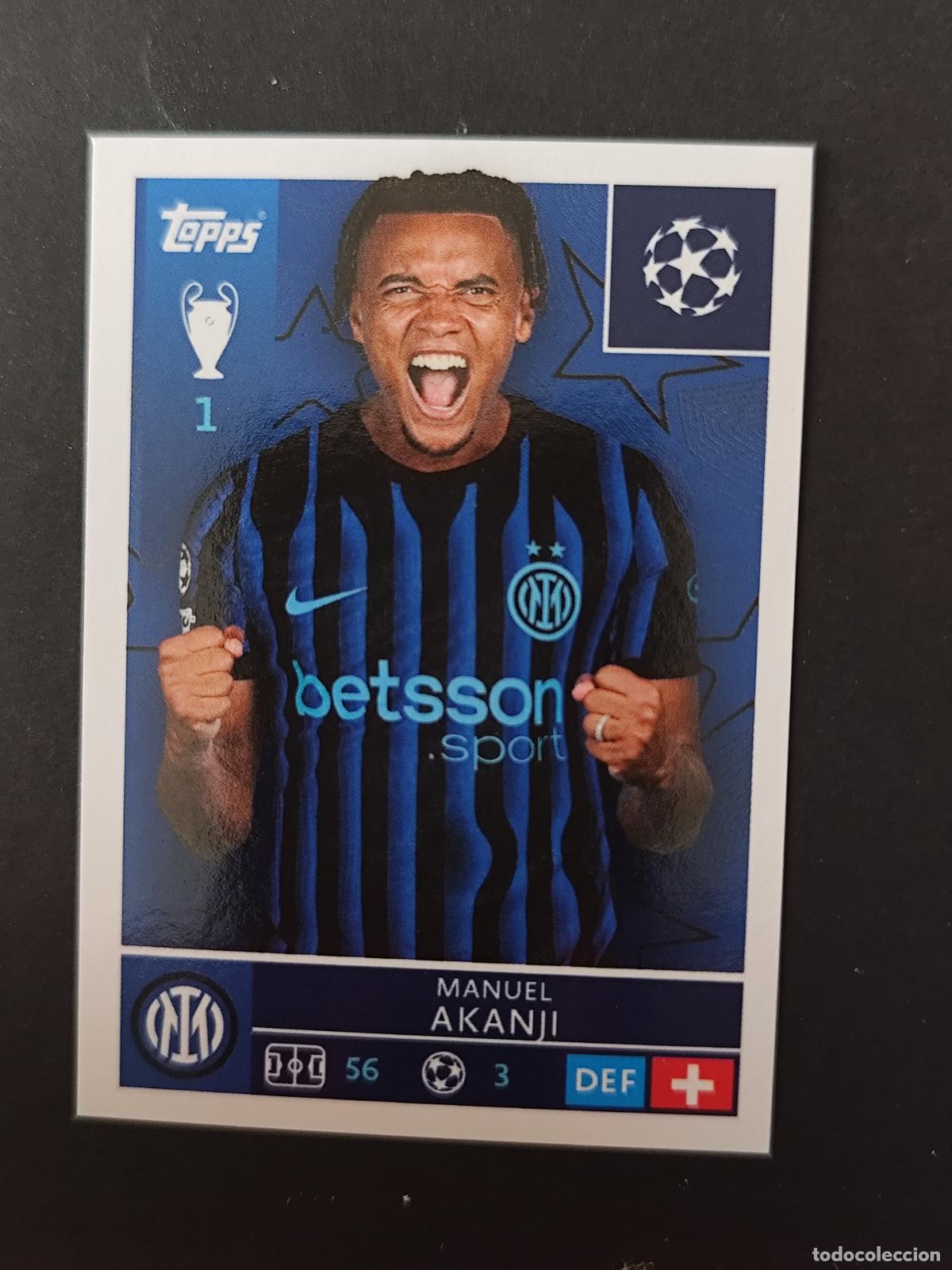 Cromos de F&uacute;tbol: 219 MANUEL AKANJI INTER MILAN STICKER CHAMPIONS LEAGUE 2025 2026 25 26 TOPPS