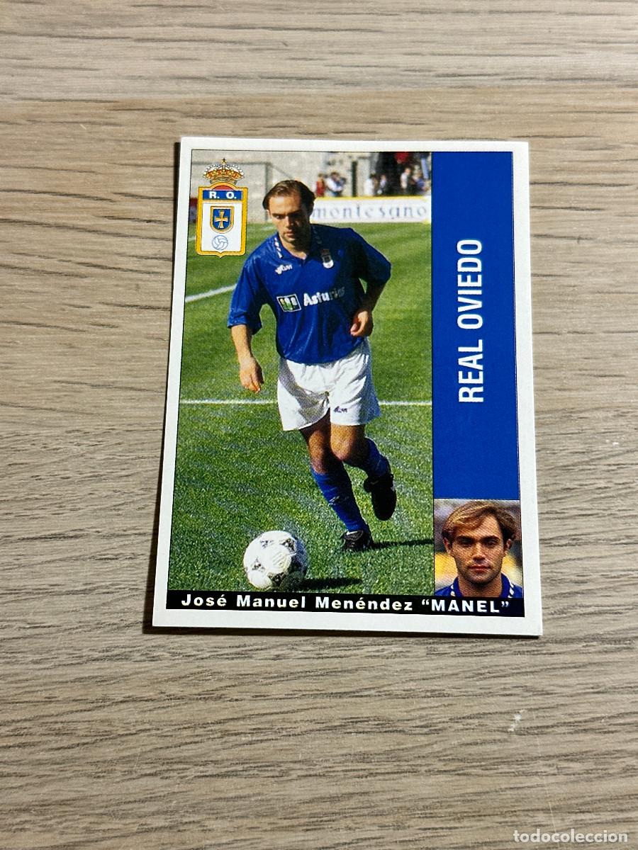 Fu&szlig;ball-Sticker: MANEL OVIEDO PANINI LIGA 95 96 CROMO SIN PEGAR NUNCA PEGADO