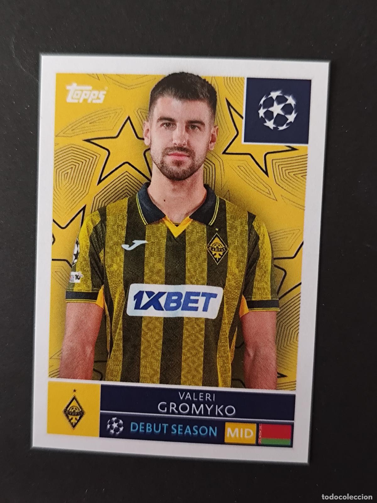 Cromos de Futebol: 512 VALERI GROMYKO KAIRAT ALMATY STICKER CHAMPIONS LEAGUE 2025 2026 25 26 TOPPS