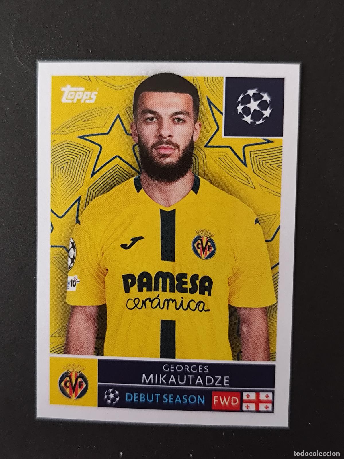 Cromos de Futebol: 475 GEORGES MIKAUTADZE VILLARREAL STICKER CHAMPIONS LEAGUE 2025 2026 25 26 TOPPS