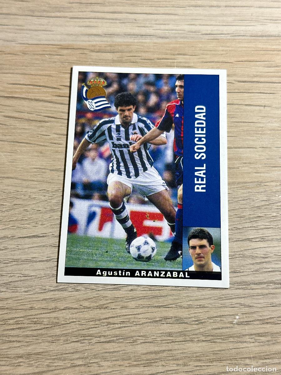 Cromos de f&uacute;tbol: ARANZABAL REAL SOCIEDAD PANINI LIGA 95 96 CROMO SIN PEGAR NUNCA PEGADO