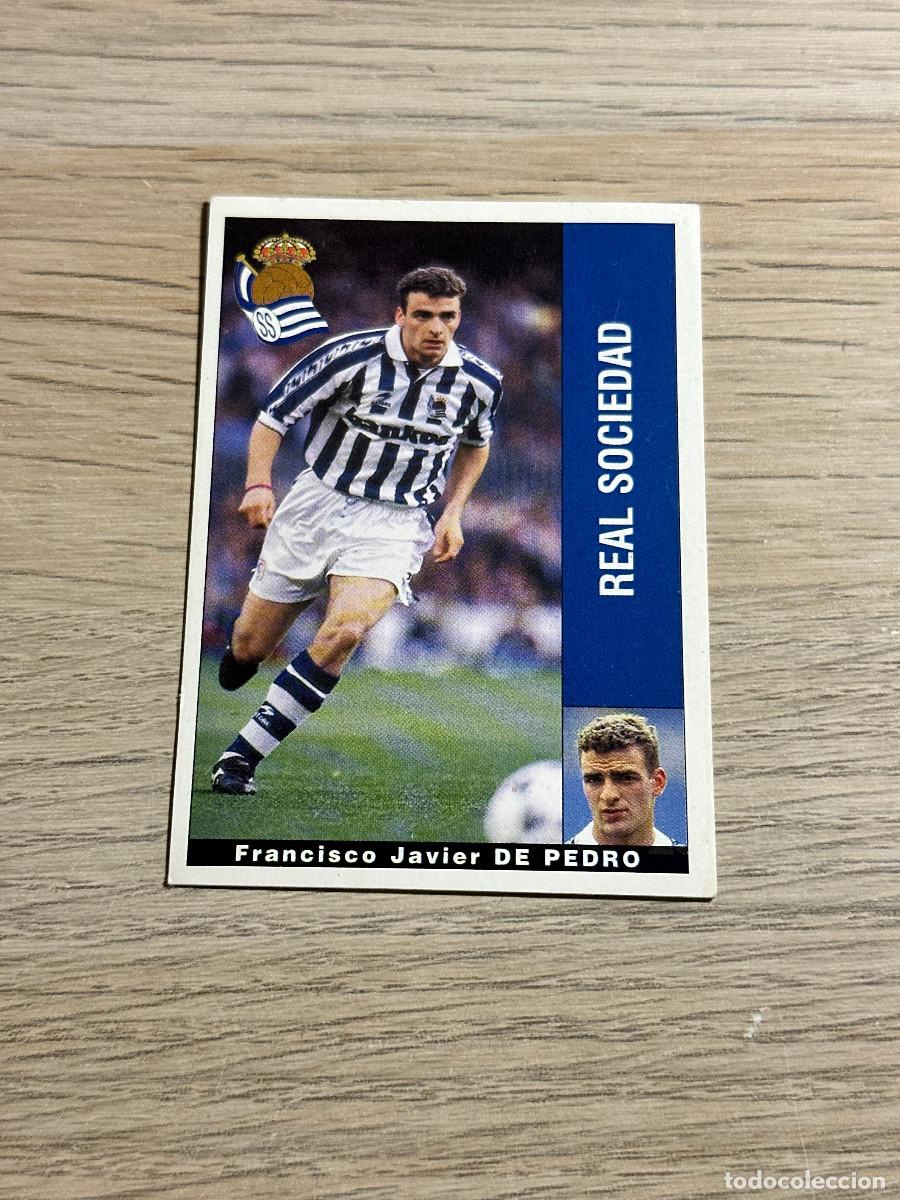 Fu&szlig;ball-Sticker: DE PEDRO REAL SOCIEDAD PANINI LIGA 95 96 CROMO SIN PEGAR NUNCA PEGADO