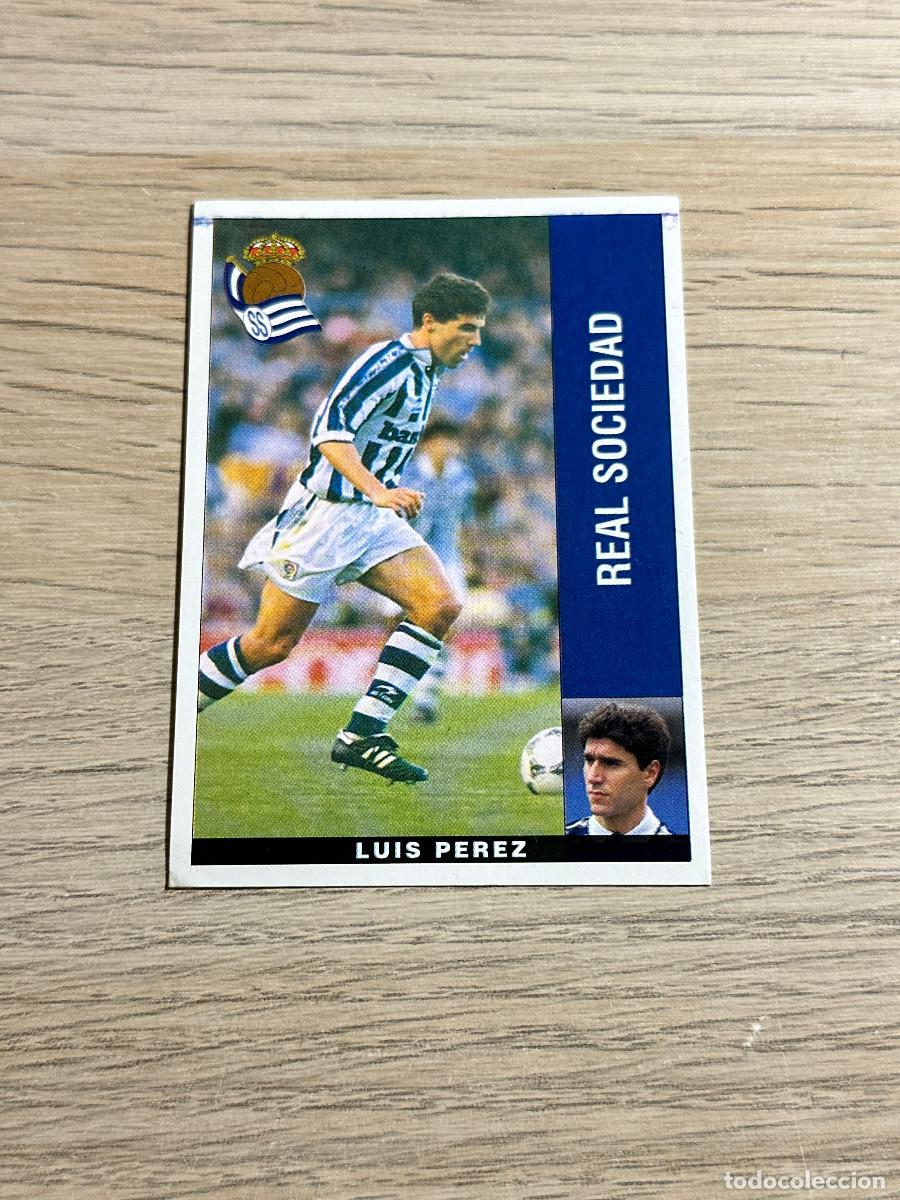 Figurine di Calcio: LUIS PEREZ REAL SOCIEDAD PANINI LIGA 95 96 CROMO SIN PEGAR NUNCA PEGADO