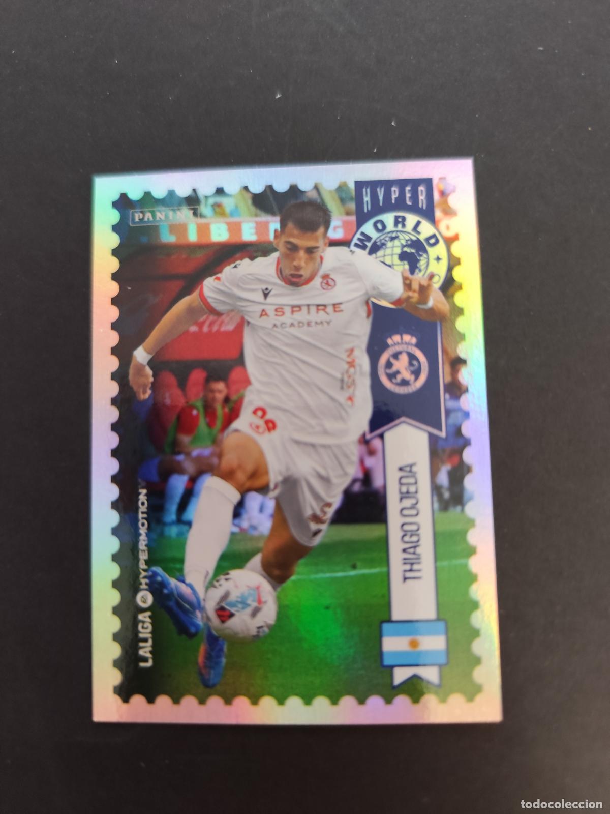 Cromos de Futebol: 455 THIAGO OJEDA CULTURAL LEONESA HYPER WORLD SERIES 2&ordf; DIVISI&Oacute;N LIGA HYPERMOTION 2025 2026 25 26