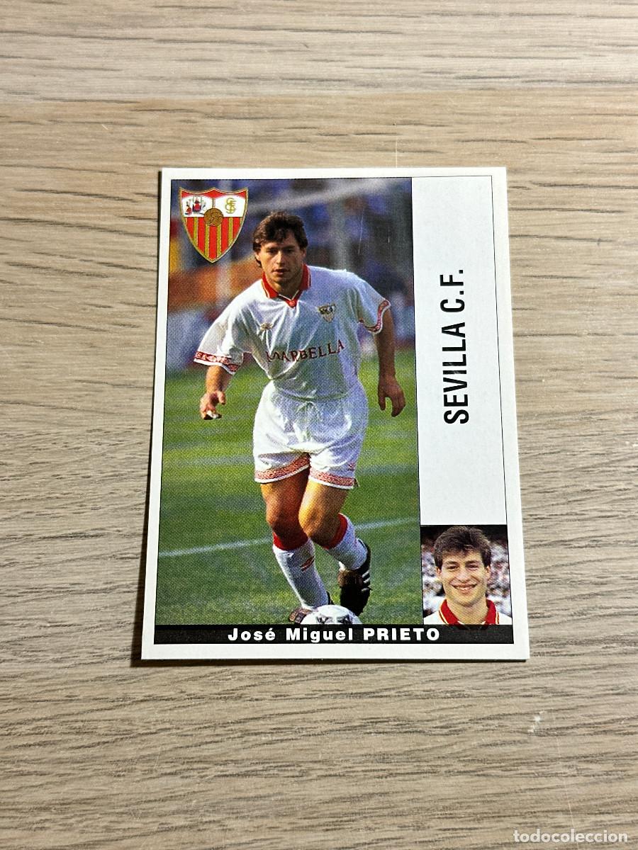 Fu&szlig;ball-Sticker: PRIETO SEVILLA PANINI LIGA 95 96 CROMO SIN PEGAR NUNCA PEGADO
