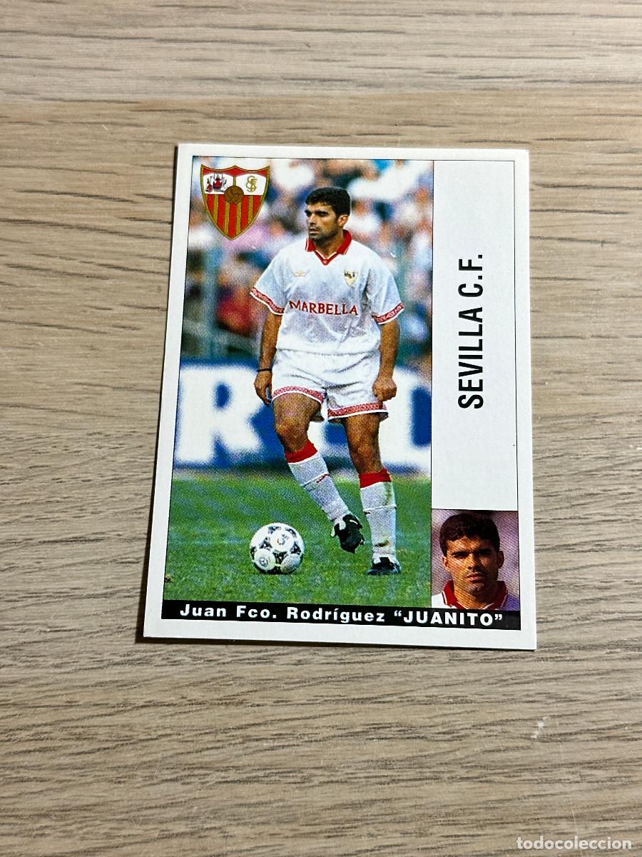 Figurine di Calcio: JUANITO SEVILLA PANINI LIGA 95 96 CROMO SIN PEGAR NUNCA PEGADO
