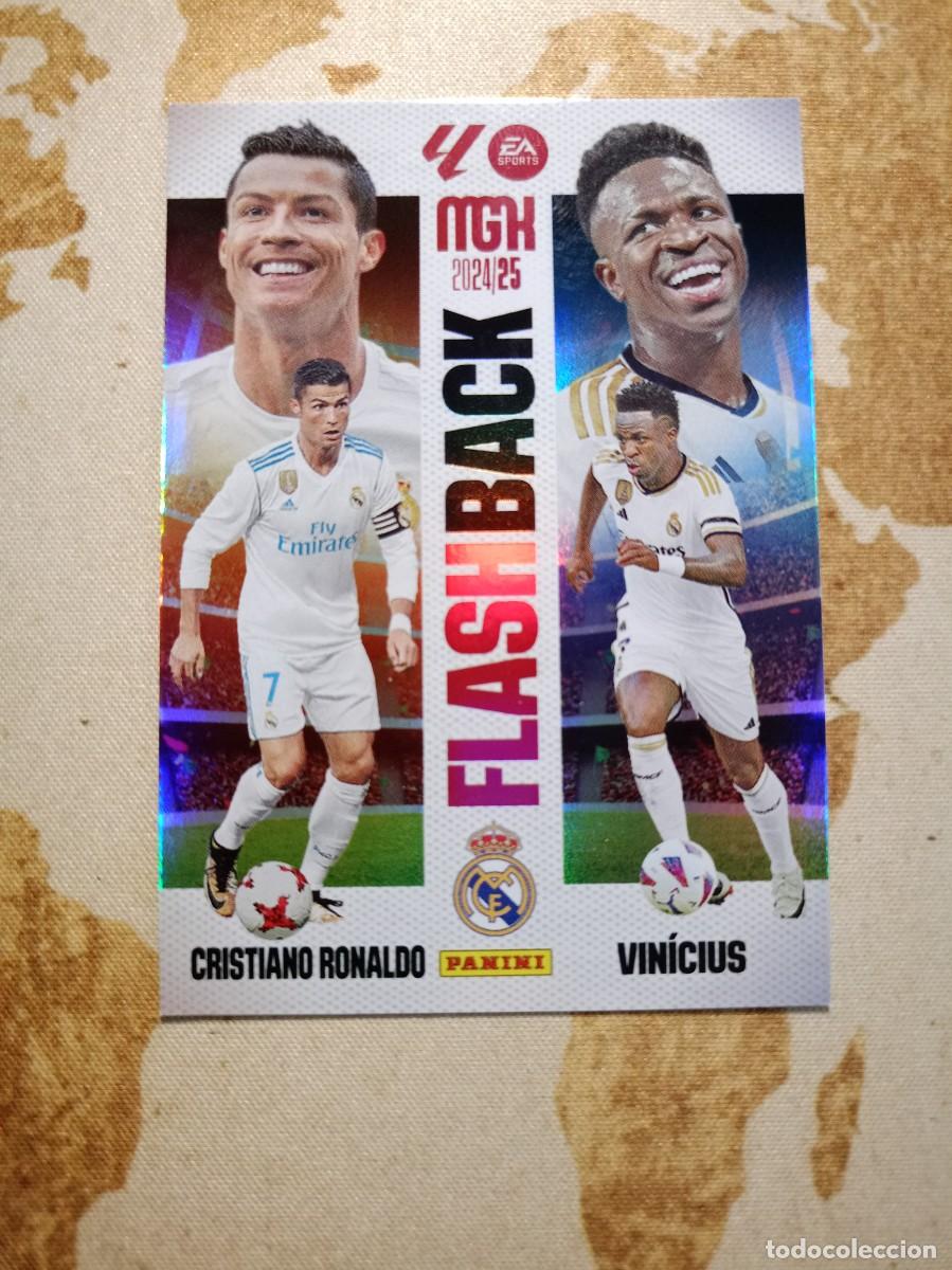 Cromos de F&uacute;tbol: Flashback 425 CRISTIANO RONALDO / VINICIUS Megacracks 2024-25