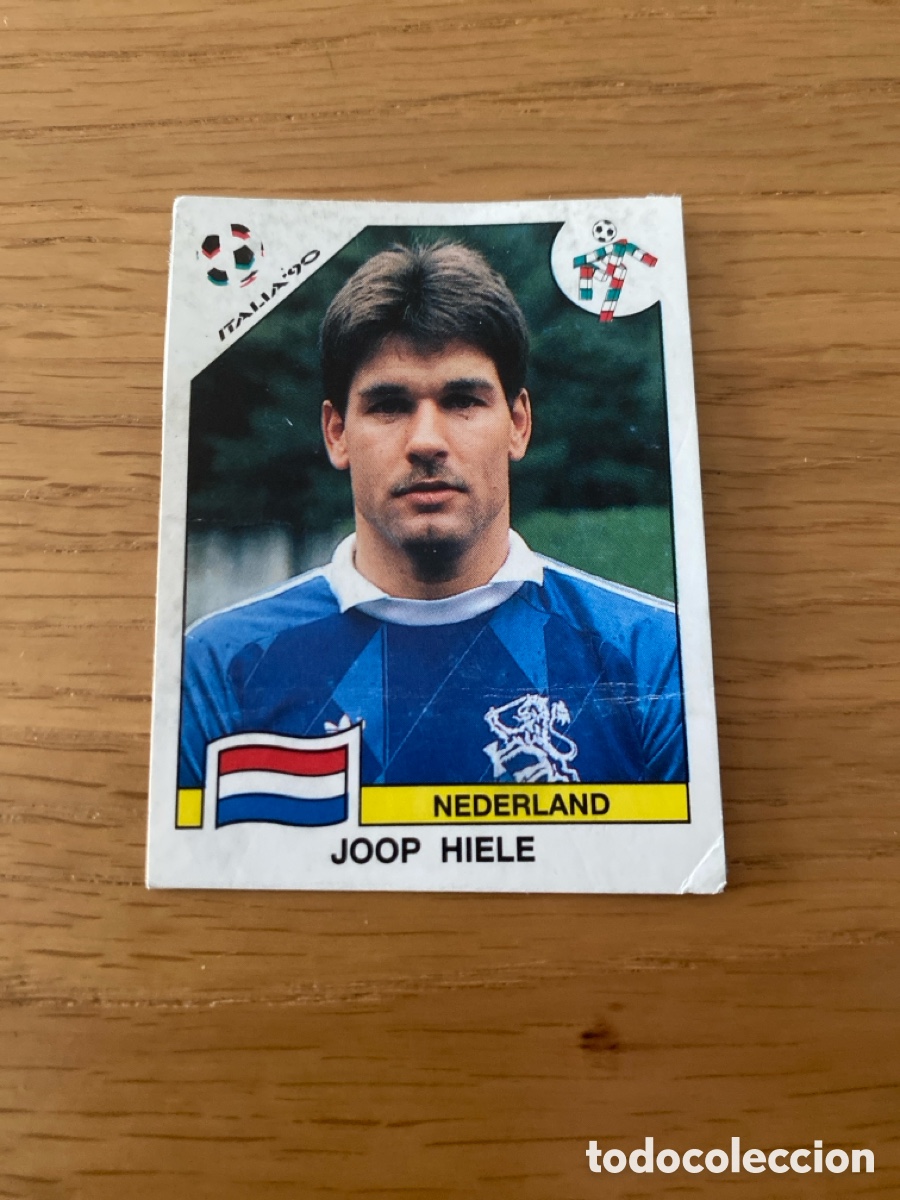 Cromos de f&uacute;tbol: Cromo panini mundial Italia 90 n&uacute;mero 403 Hiele - Stickers album world cup Italy 1990