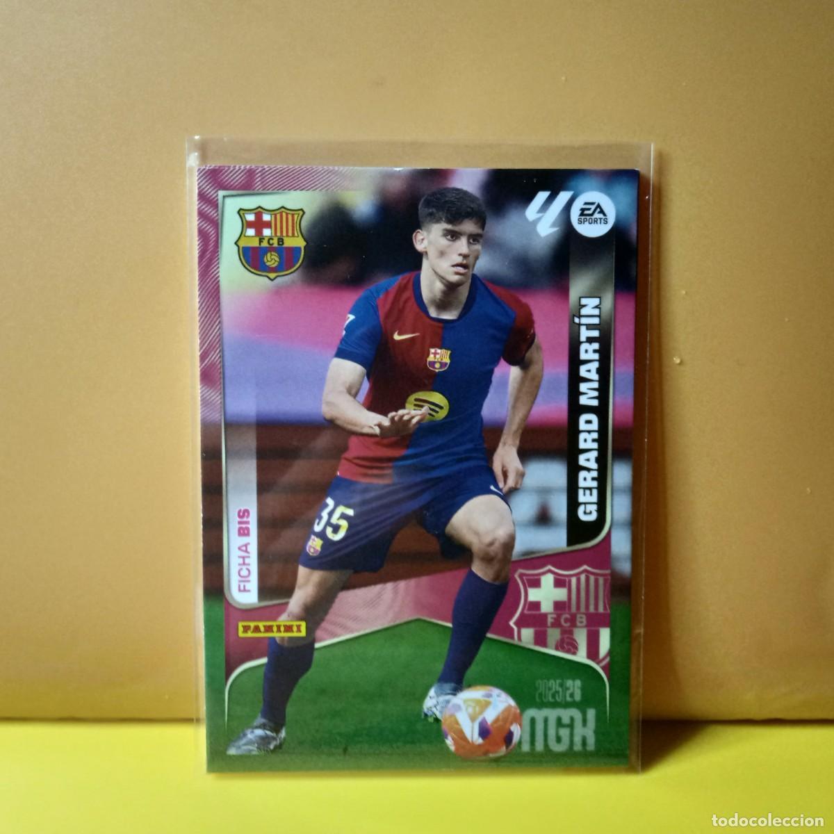 Cromos de Futebol: MEGACRACKS 2025 2026 25 26 3&ordf; EDICI&Oacute;N BIS 80 GERARD MART&Iacute;N F.C BARCELONA
