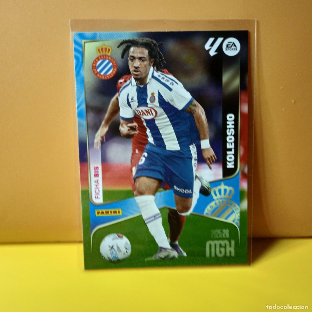 Figurine di Calcio: MEGACRACKS 2025 2026 25 26 3&ordf; EDICI&Oacute;N BIS 159 KOLEOSHO R.C.D ESPANYOL