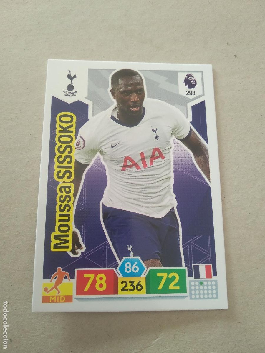 Figurine di Calcio: 298 SISSOKO TOTTENHAM CROMO FUTBOL PANINI LIGA ADRENALYN 19-20 PREMIER LEAGUE 2019-2020