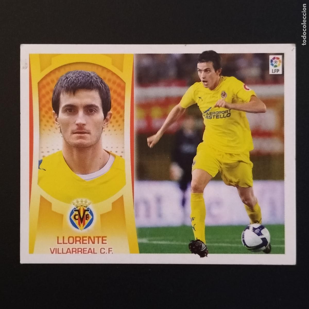 Cromos de Futebol: DEFECTOS 16 LLORENTE VILLARREAL EDICIONES ESTE CROMOS ALBUM LIGA FUTBOL 2009 2010 09 10 PANINI