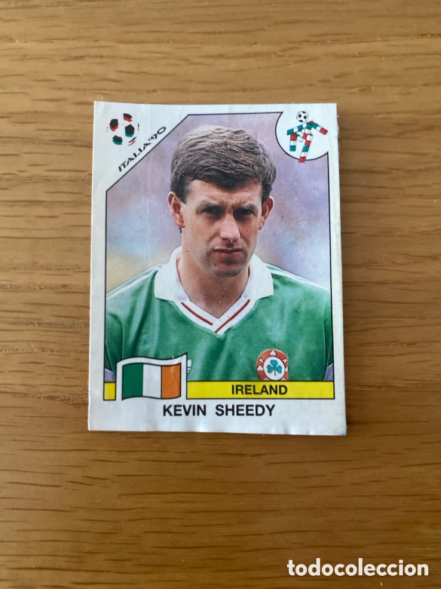 Cromos de f&uacute;tbol: Cromo panini mundial Italia 90 n&uacute;mero 434 Sheedy - Stickers album world cup Italy 1990