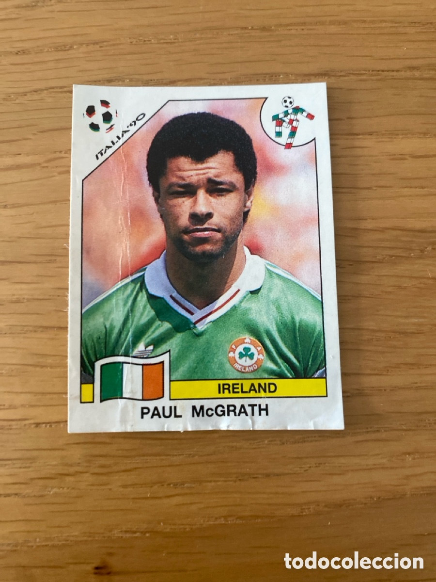 Cromos de f&uacute;tbol: Cromo panini mundial Italia 90 n&uacute;mero 430 McGrath - Stickers album world cup Italy 1990