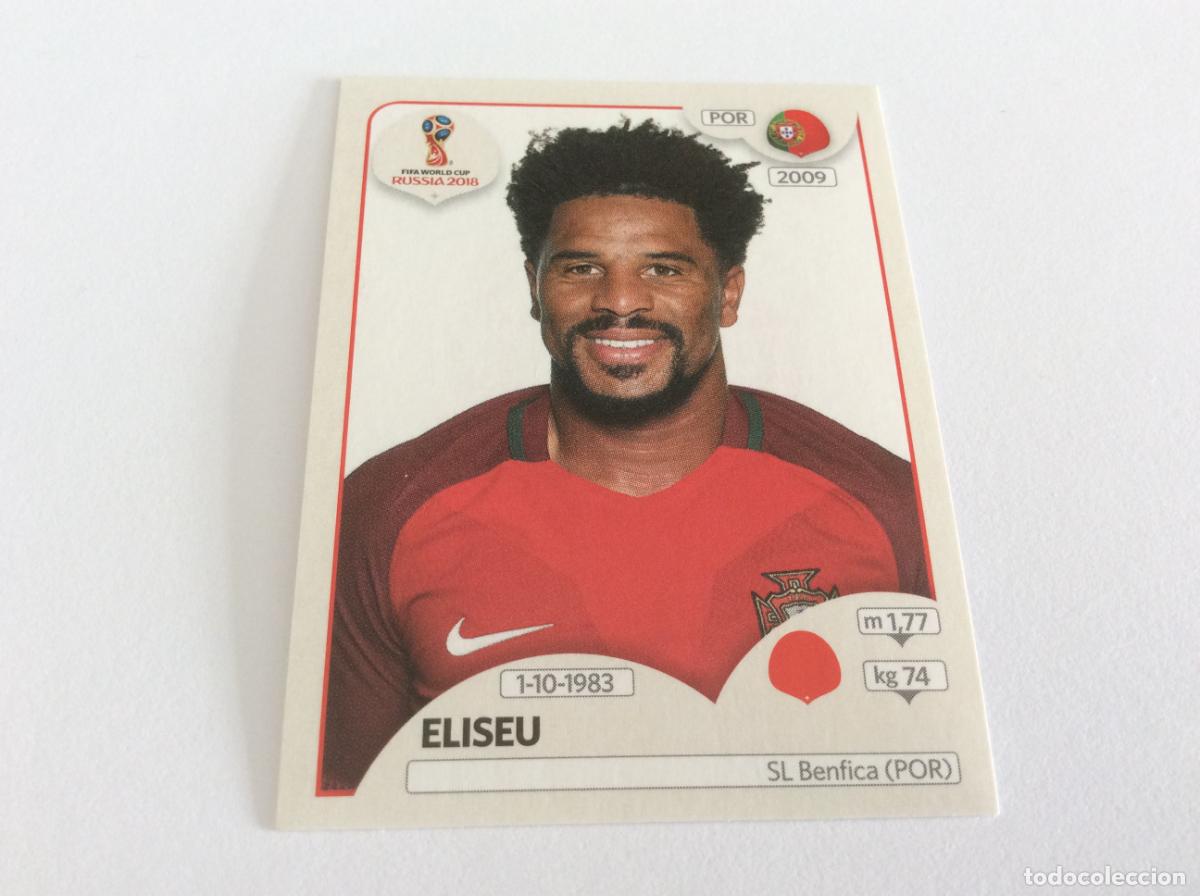 Cromos de f&uacute;tbol: Eliseu Sticker TRASERA ROSA Mundial 2018 Rusia Panini